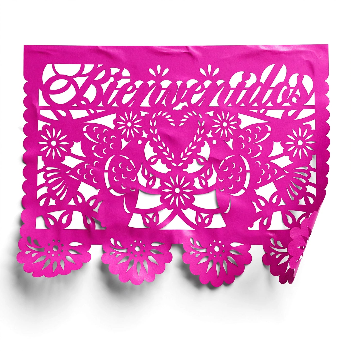 Guirnalda de papel picado toda ocasión (papel china) - 10 guirnaldas de 5 metros (50 metros)