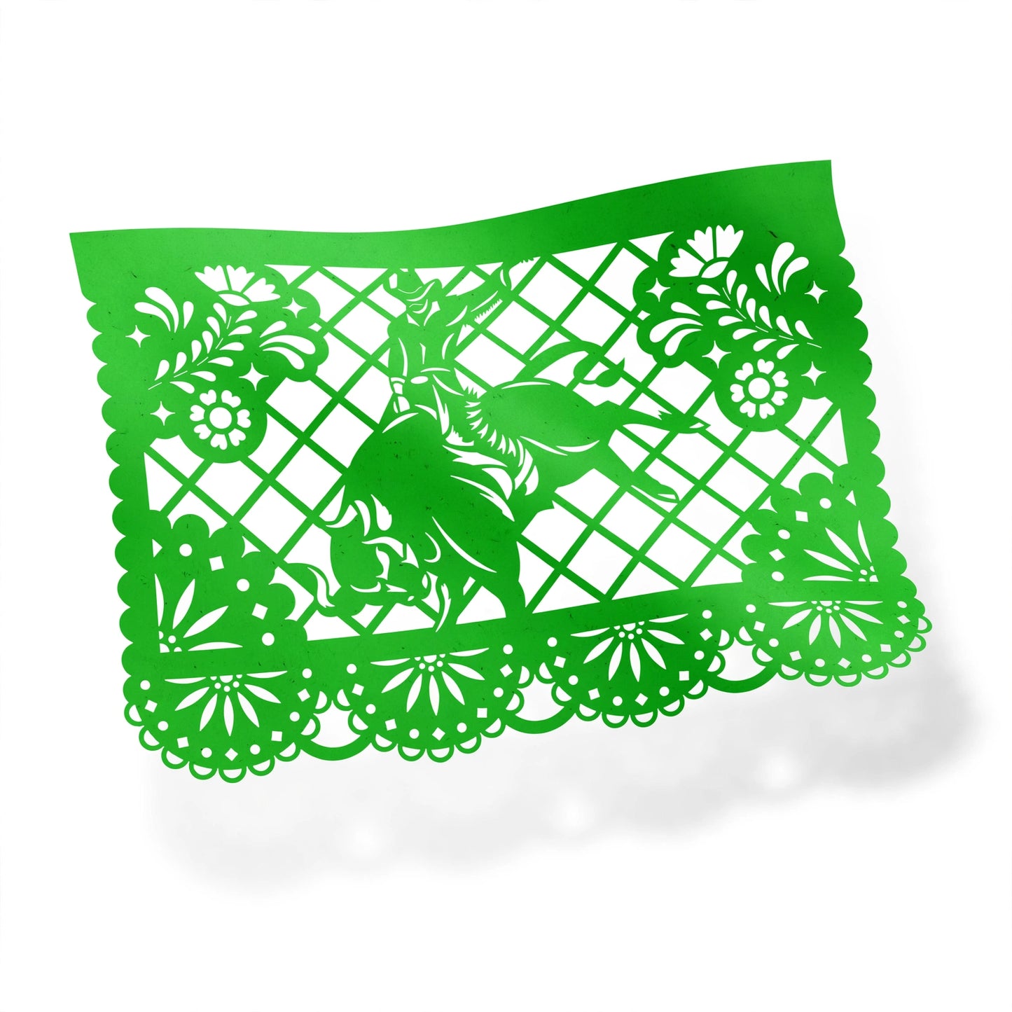 Guirnalda de papel picado charrería (papel china) | 10 tiras de 5 metros cada una